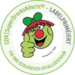 Luxembourg label “SuperDrecksKescht® fir Betriber”