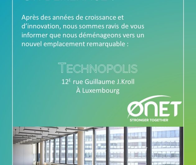 Onet Luxemburg takes off for new horizons!