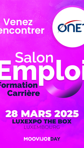 ✨ Onet Luxembourg wäert um Moovijob Day Luxembourg sinn! ✨